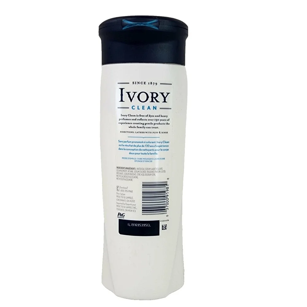 Ivory Clean Original Body Wash Gentle Clean Trusted For Generations 12 Fl Oz